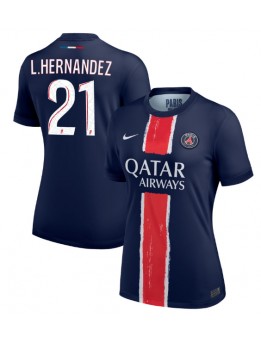 Paris Saint-Germain Lucas Hernandez #21 Heimtrikot für Frauen 2024-25 Kurzarm